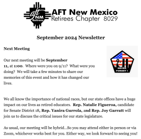 September 2024 Newsletter
