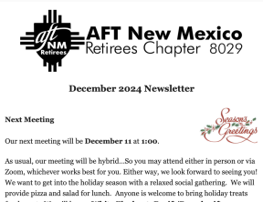 December 2024 Newsletter