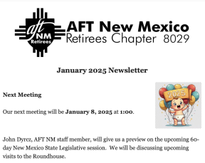 January 2025 Newsletter